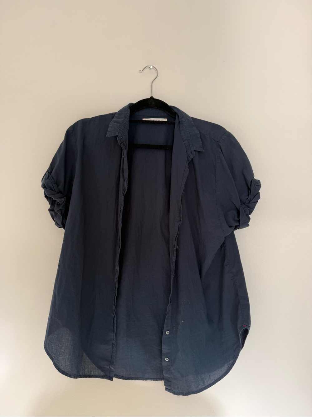 XiRENA Button Down- Navy Blue